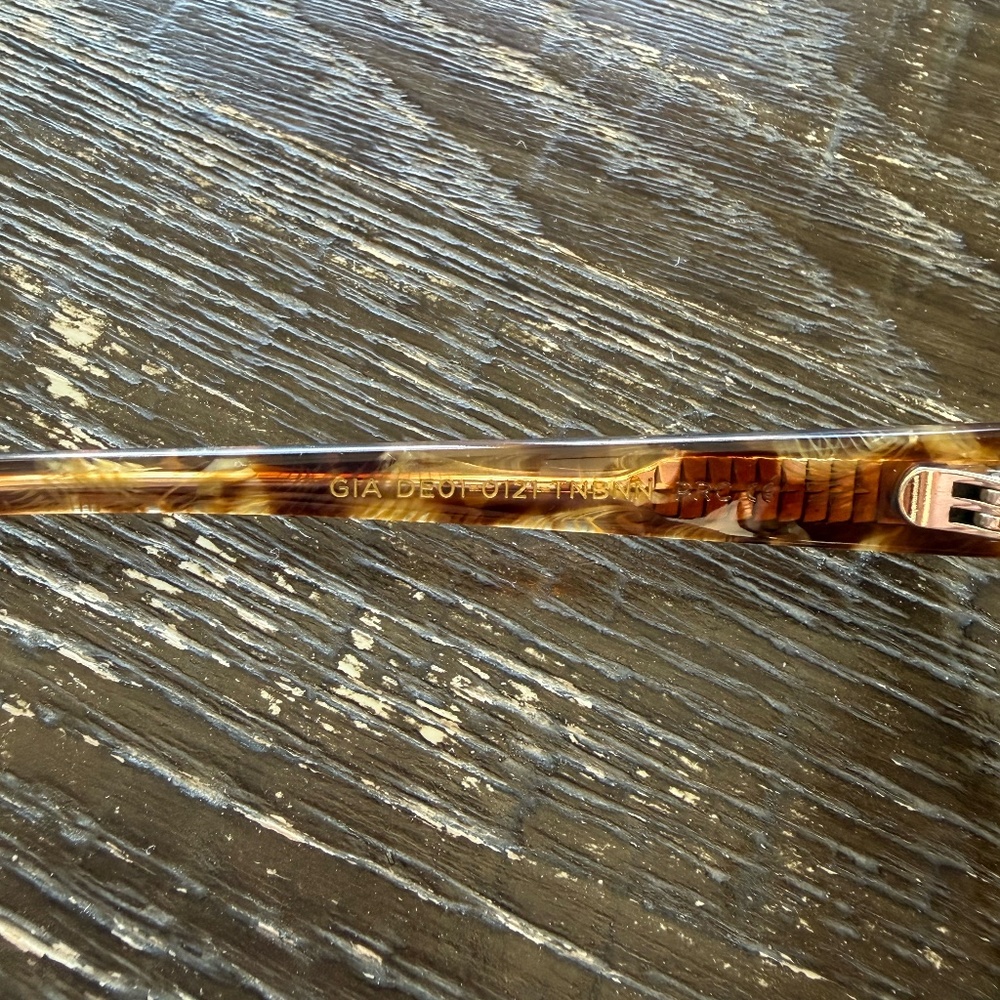 Linen & Flax x DIFF GIa DE01-0121-TNBNN Toasted Coconut Brown Cat Eye - Picture 5 of 5